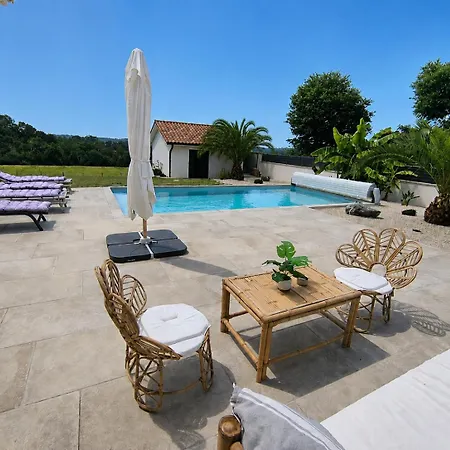 Maison D'hote Privative Avec Piscine Pour 6 Personnes Gaujacq